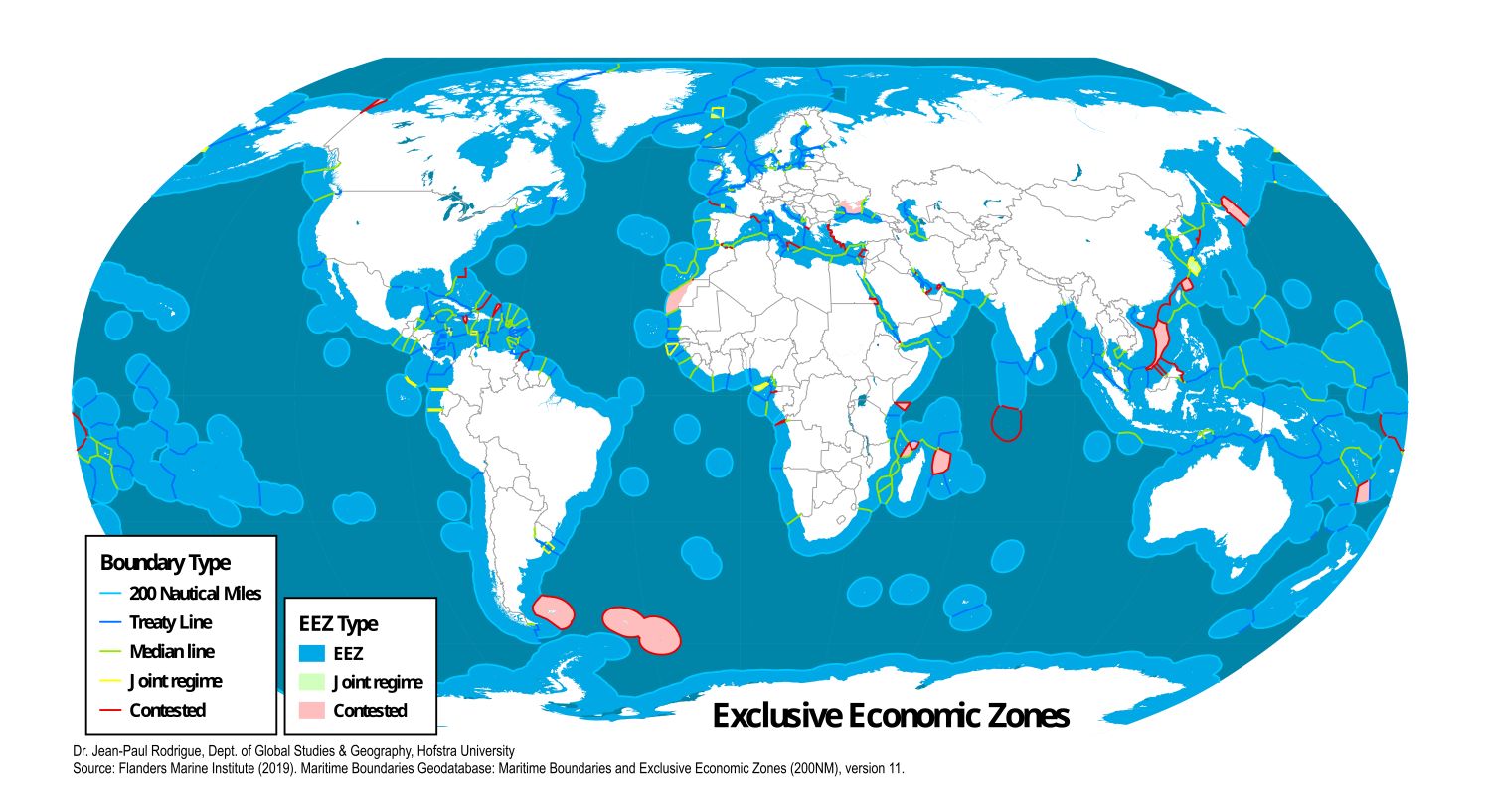 EEZ of the world