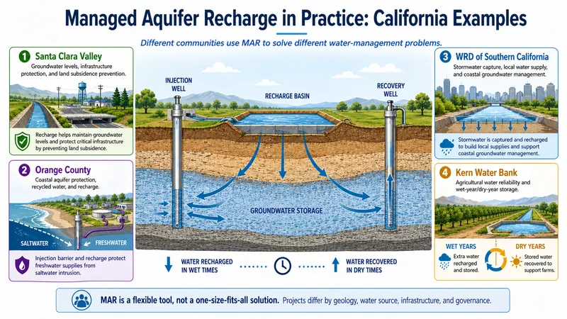 Managed Aquifer Recharge in Practice: California Examples