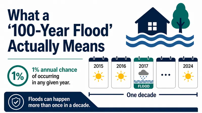 What a 100-Year Flood Actually Means