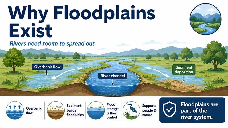 Why Floodplains Exist