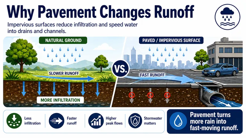Why Pavement Changes Runoff