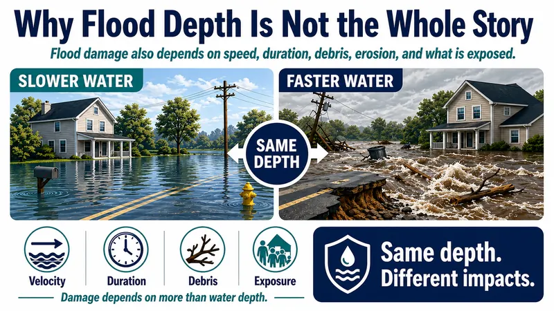 Why Flood Depth Is Not the Whole Story