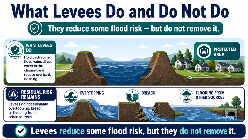 What Levees Do and Do Not Do