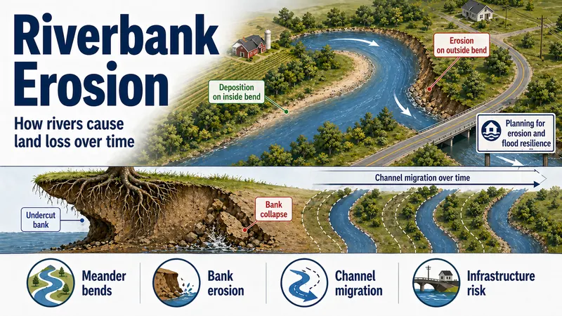 How Riverbank Erosion Causes Land Loss
