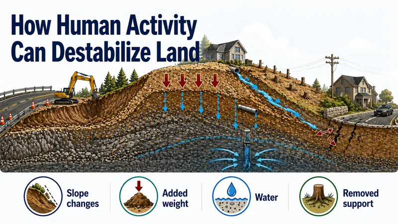How Human Activity Can Destabilize Land