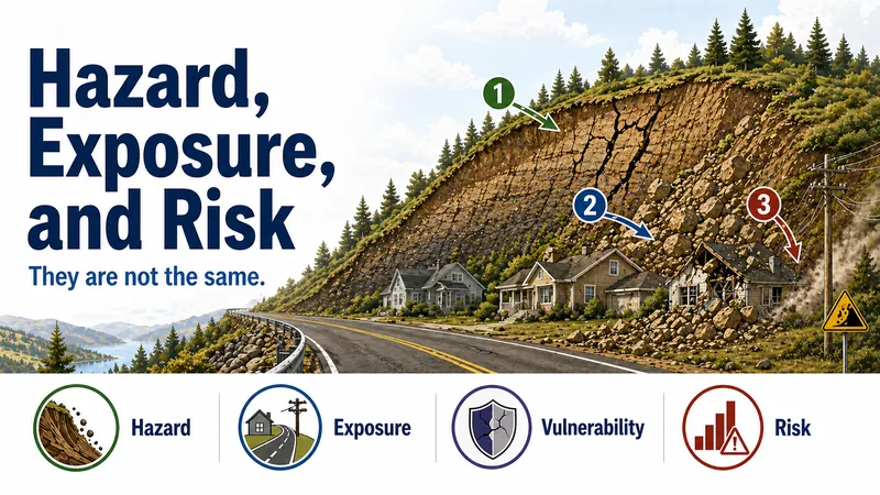 Hazard, Exposure, and Risk Are Not the Same