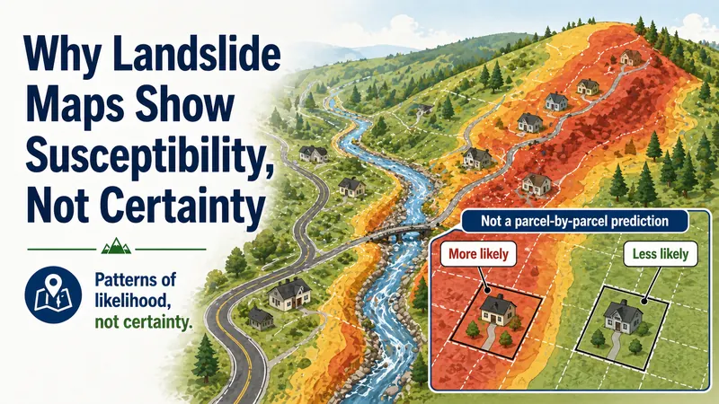 Why Landslide Maps Show Susceptibility, Not Certainty