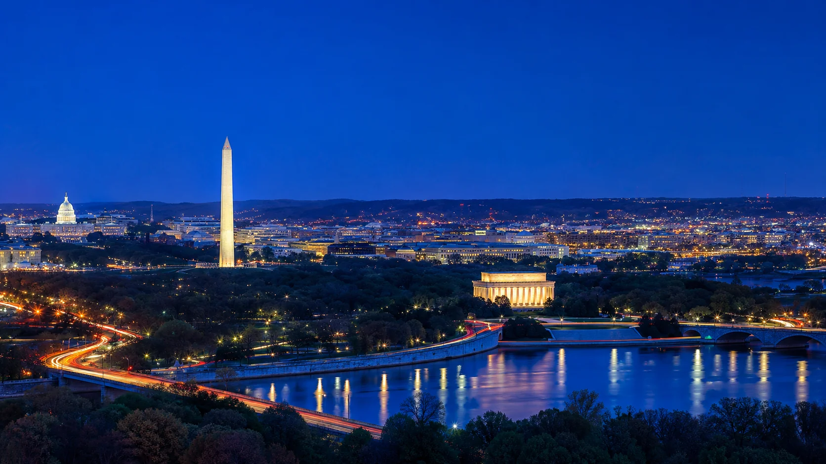 DC at night