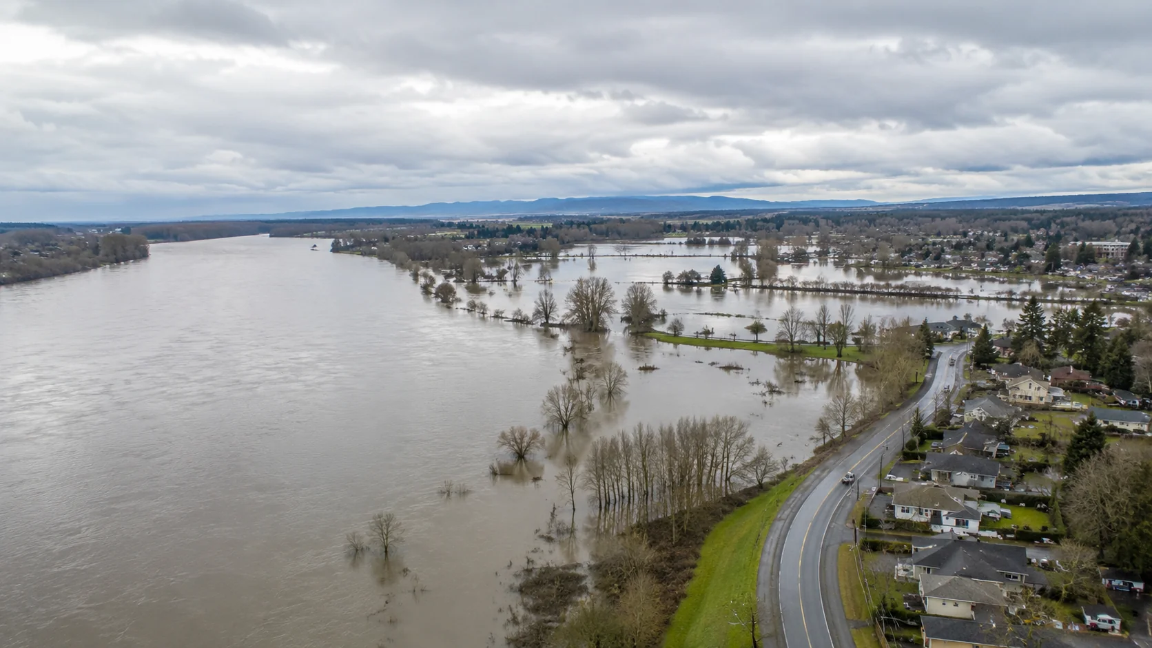 A flooded floodplain community.