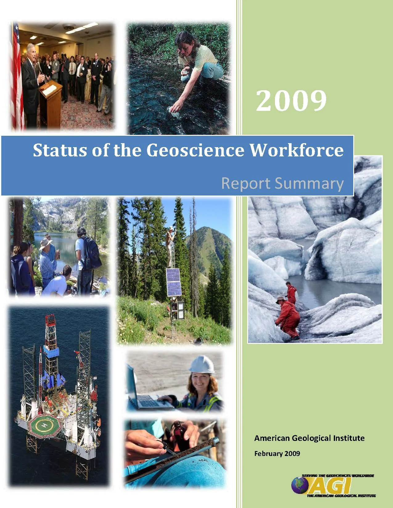 Status of the Geoscience Workforce 2009